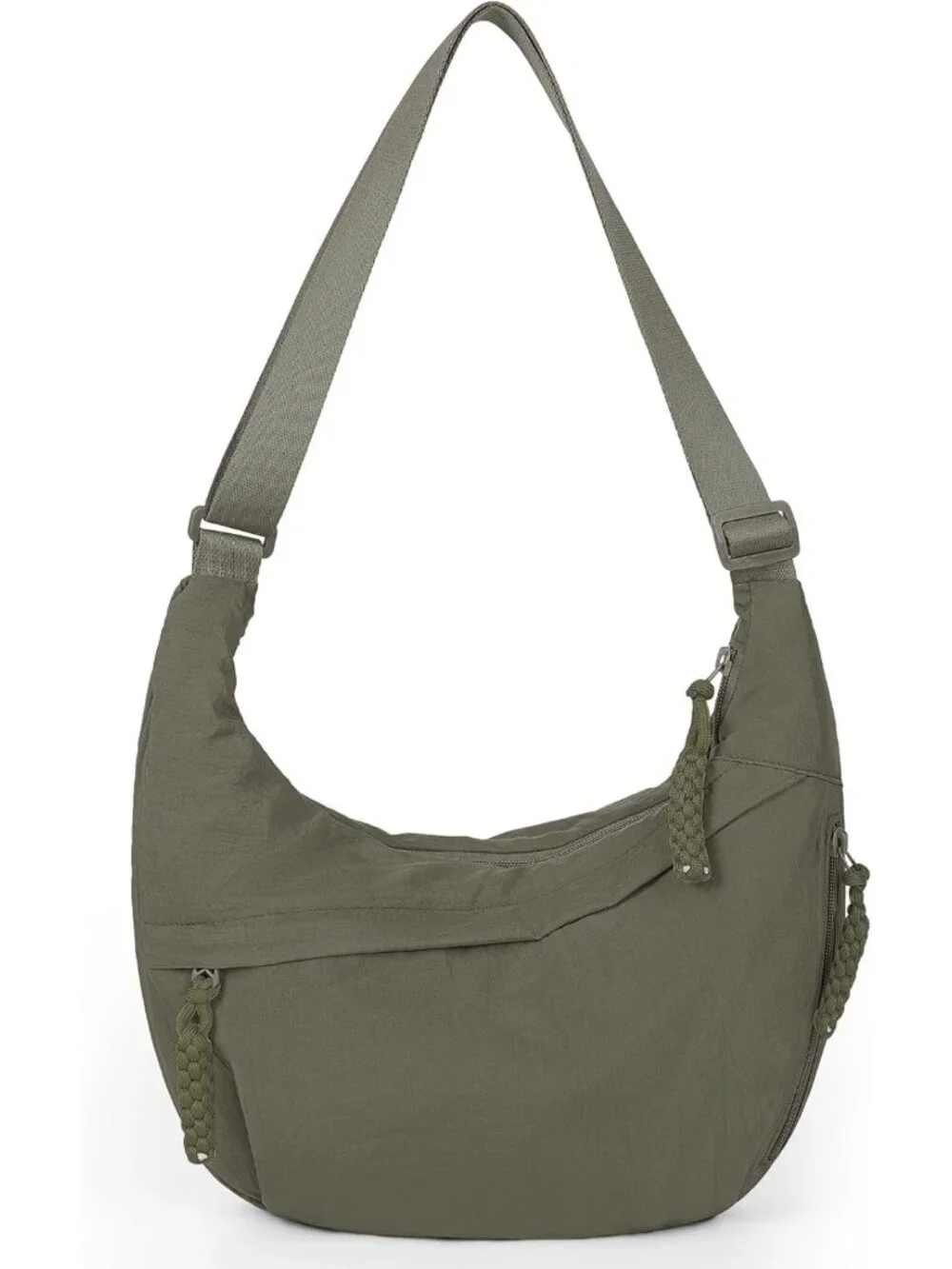 Medium Slouchy Checkered Crossbody Bag for Women - Stylish Travel Purse